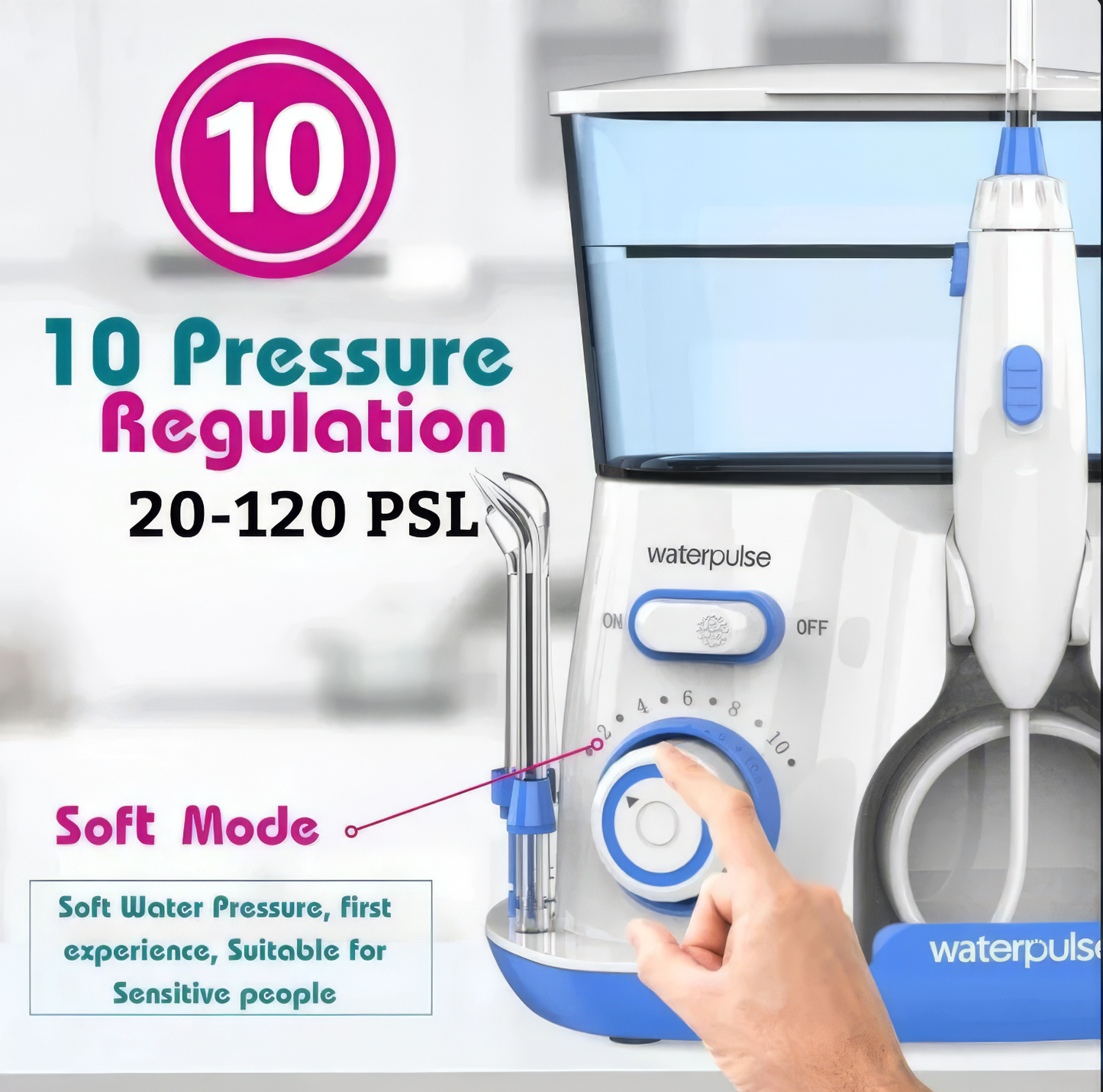 Smile Kit™ WaterPulse Flosser